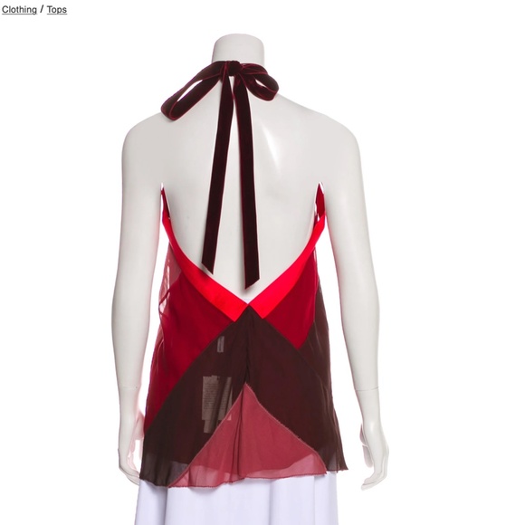 MARC JACOBS Silk Halter Top - Picture 2 of 3